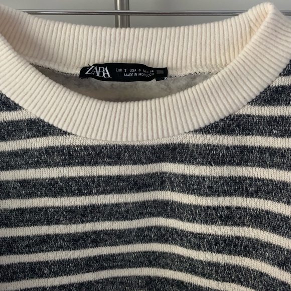 ZARA STRIPPED SWEATER - Picture 10 of 11
